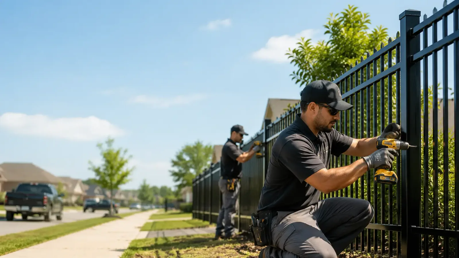 Metal Fence Installation in De Soto, WI